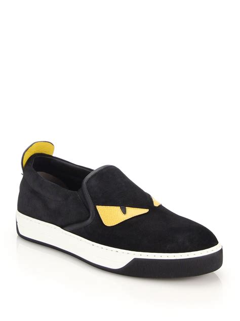 fendi high sneakers|fendi monster slip on sneakers.